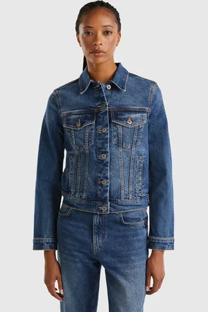 Benetton Benetton, Rider Denim Jacket, size XS, , Women