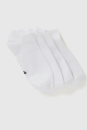 Benetton Benetton, Four Pairs Of Short Socks, size 5-8, , Kids