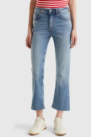Benetton Benetton, Cropped Jeans In Cotton, size 34, , Women