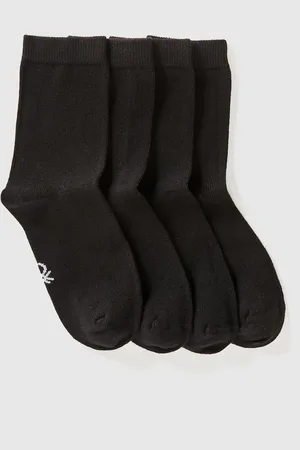 Benetton Benetton, Four Pairs Of Short Socks, size 3-4, , Kids