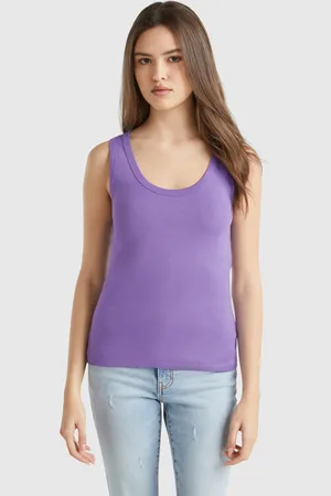 Benetton Benetton, Tank Top In Pure Cotton, size L, , Women