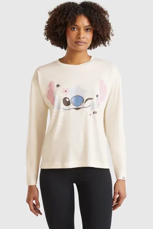 Benetton Benetton, Lilo & Stitch disney Pyjama Top, size L, , Women