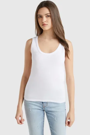 Benetton Benetton, Tank Top In Pure Cotton, size XL, , Women