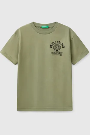 Benetton Benetton, Short Sleeve T-shirt In 100% Cotton, size 2XL,, Kids