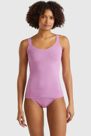 Benetton Benetton, Tank Top Undershirt In Super Stretch Cotton, size OS, , Women
