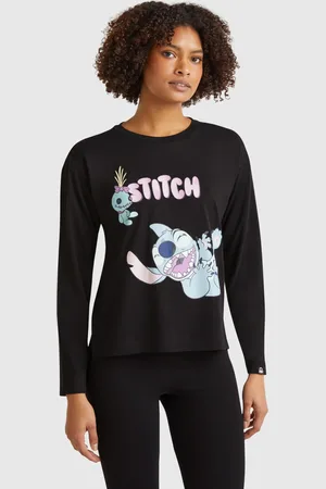 Benetton Benetton, Lilo & Stitch disney Pyjama Top, size L, , Women