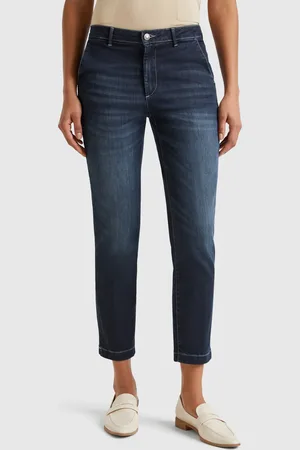 Benetton Benetton, Slim Fit Denim Chinos, size, , Women