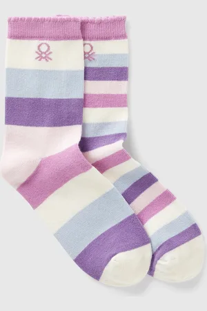 Benetton Benetton, Pair Of Mix & Match Socks, size 1-2, , Kids