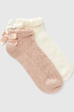 Benetton Benetton, Short Socks With Bow, size 1-2, , Kids