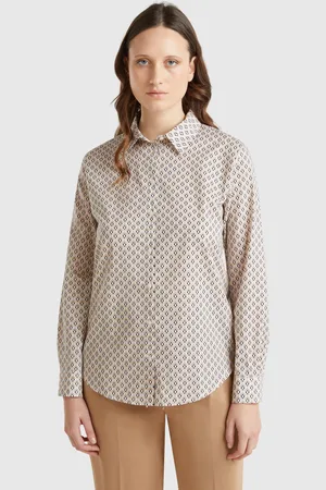 Benetton Benetton, Patterned Shirt, size XXS, , Women