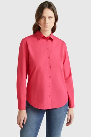 Benetton Benetton, Regular Fit Shirt In Cotton, size L, , Women