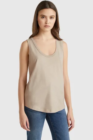 Benetton Benetton, Tank Top In Lightweight Cotton, size M, , Women