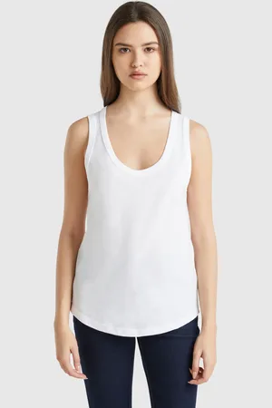 Benetton Benetton, Tank Top In Lightweight Cotton, size XS, , Women
