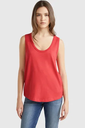 Benetton Benetton, Tank Top In Lightweight Cotton, size XL, , Women