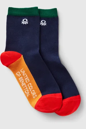 Benetton Benetton, Color Block Socks, size 8-11, , Women