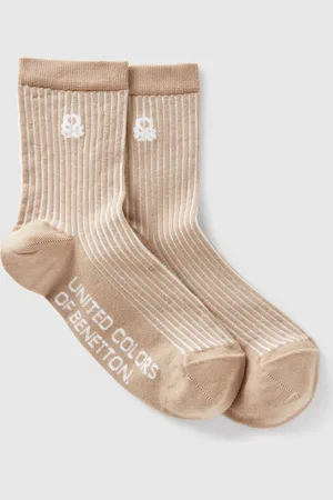 Benetton Benetton, Striped Socks, size 8-11, , Women