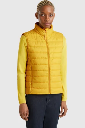 Benetton Benetton, Sleeveless Slim Fit Jacket With Padding, size L, , Women