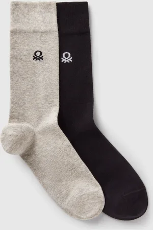 Benetton Benetton, Set Of Two Pairs Of High Socks, size 3-7, , Women