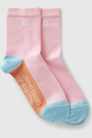 Benetton Benetton, Color Block Socks, size 3-7, , Women
