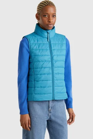 Benetton Benetton, Sleeveless Slim Fit Jacket With Padding, size L, , Women