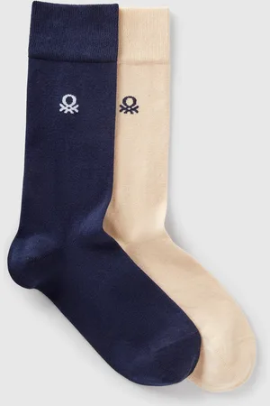 Benetton Benetton, Set Of Two Pairs Of High Socks, size 3-7, , Women