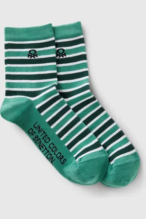 Benetton Benetton, Multicolor Striped Socks, size 3-7, , Women