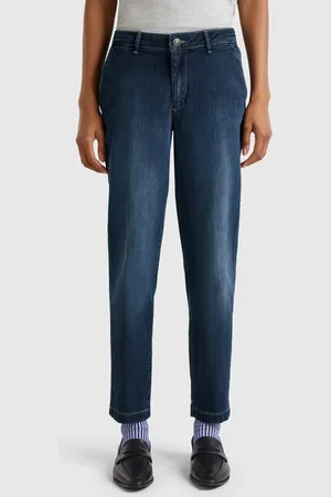 Benetton Benetton, Slim Fit Denim Chinos, size, , Women