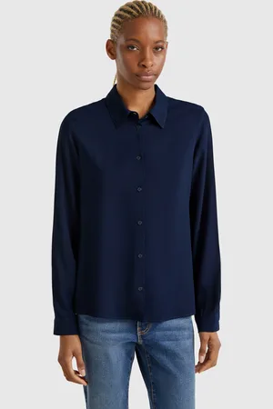 Benetton Benetton, Regular Fit Viscose Shirt, size XXS, , Women