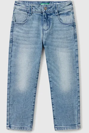 Benetton Benetton, Straight Leg Jeans, size 4-5, , Kids
