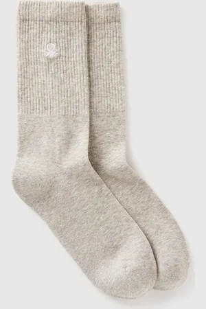 Benetton Benetton, Sporty Socks In Organic Stretch Cotton, size 8-11, , Women