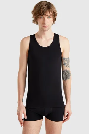 Benetton Benetton, Tank Top In Stretch Cotton, size S, , Men