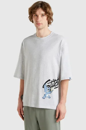 Benetton Benetton, Lilo & Stitch disney T-shirt In Pure Cotton, size M, , Men