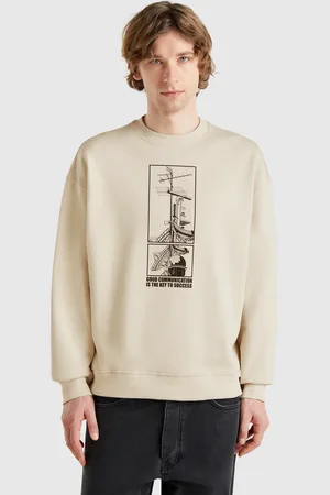 Benetton Benetton, Sweatshirt With Print, size S, , Men