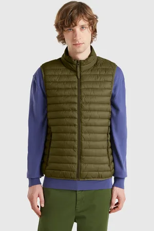 Benetton Benetton, Sleeveless Regular Fit Jacket With Padding, size M, , Men