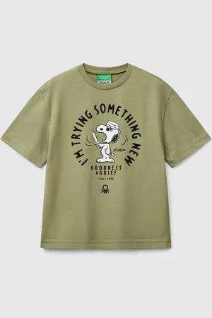 Benetton Benetton, Short Sleeve Snoopy peanuts T-shirt, size S,, Kids