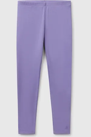 Benetton Benetton, Leggings In Stretch Cotton With Logo, size S, , Kids