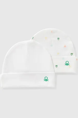 Benetton Benetton, Two Hats In Cotton, size 3-9, , Kids