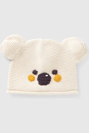 Benetton Benetton, Tricot Hat With Applique, size 3-9, , Kids