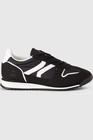 Benetton Benetton, Sneakers In Nylon And Suede Fabric, size 3Y, , Kids