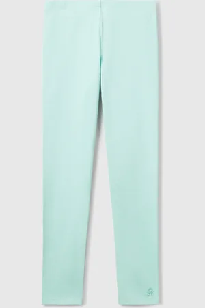 Benetton Benetton, Leggings In Stretch Cotton With Logo, size L, , Kids