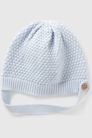 Benetton Benetton, 100% Cotton Knit Hat, size 0-3, , Kids
