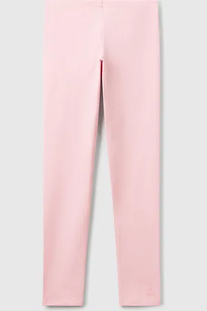 Benetton Benetton, Leggings In Stretch Cotton With Logo, size 2XL, , Kids
