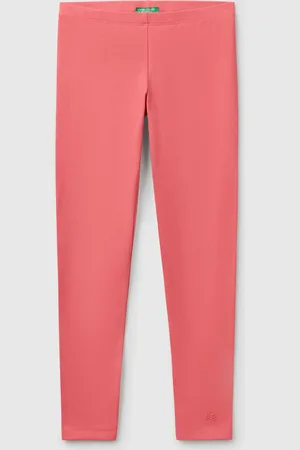 Benetton Benetton, Leggings In Stretch Cotton With Logo, size XL, , Kids