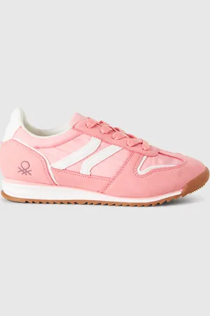 Benetton Benetton, Sneakers In Nylon And Suede Fabric, size 4Y, , Kids