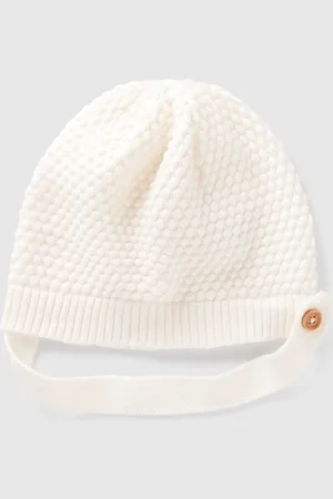 Benetton Benetton, 100% Cotton Knit Hat, size 0-3, , Kids