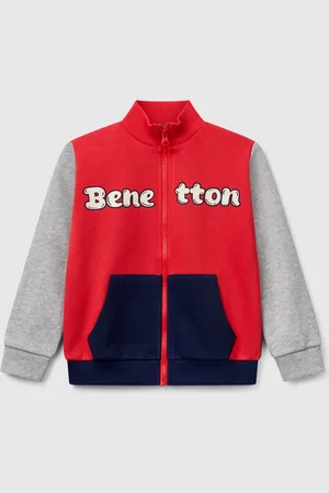 Benetton Benetton, Sweatshirt In Cotton With Zip, size 3-4, , Kids