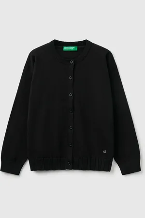 Benetton Benetton, Pure Cotton Crew Neck Cardigan, size 3XL, , Kids
