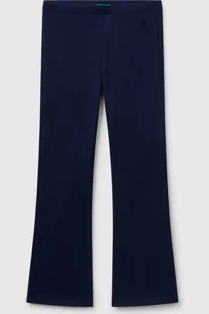 Benetton Benetton, Flared Leggings In Stretch Cotton, size L, , Kids