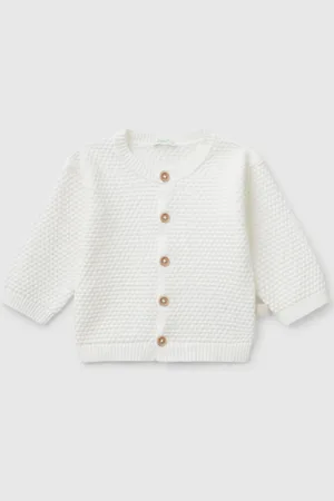 Benetton Benetton, 100% Cotton Knit Cardigan, size 12-18, , Kids