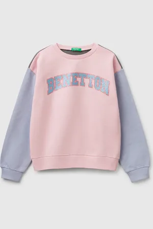 Benetton Benetton, Sweatshirt With Glittery Print, size L, , Kids